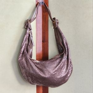 Paradox Bronze Metallic Hobo Shoulder Bag
